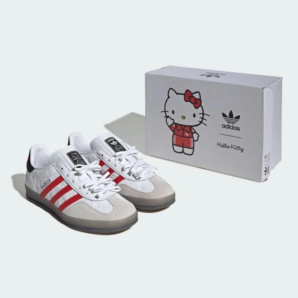9.5W/8.5M-[NEW]‎ Hello Kitty X Women's adidas Gazelle Shoes 50th Anniversary